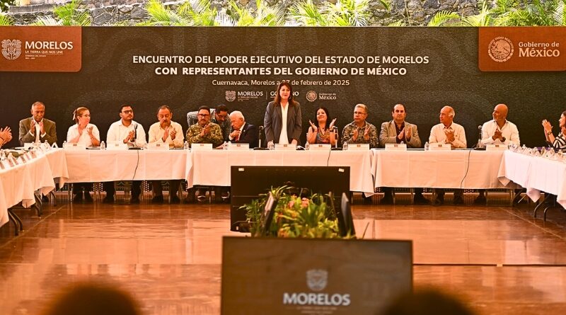 La gobernadora de Morelos encabezó una reunión clave con representantes federales para alinear programas y fortalecer la coordinación interinstitucional en beneficio de la población morelense.
