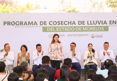 Instalan sistema de captación pluvial en telesecundaria de Xochitepec con capacidad de 223 mil litros, impulsando el uso sustentable del agua en escuelas.