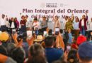La presidenta Claudia Sheinbaum y la gobernadora Delfina Gómez entregan apoyos en Tlalnepantla como parte del Plan Integral para mejorar viviendas en Edomex