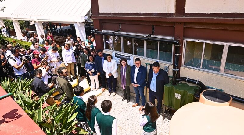 La secundaria de Jumiltepec se suma al programa ambiental que impulsa el ahorro de agua; también anuncian Universidad Intercultural en Ocuituco
